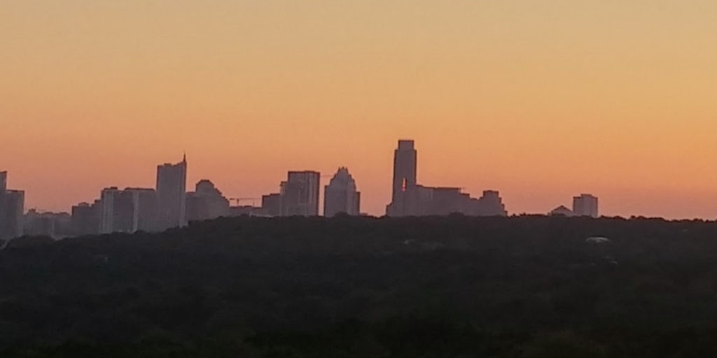 Austin Skyline sunset