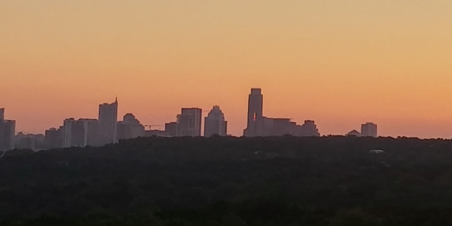 Austin Skyline sunset
